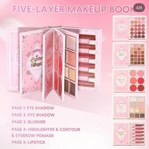 New 70 color multi functional Book palette makeup set featuring